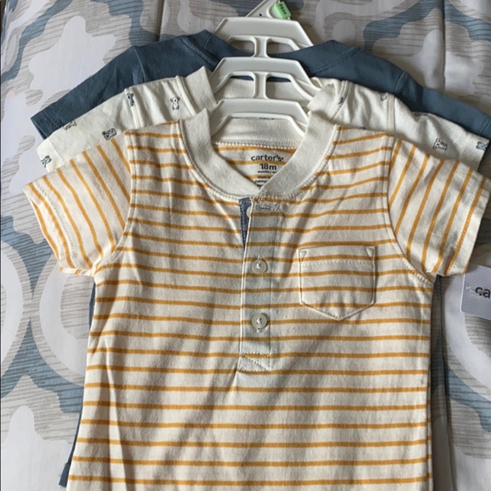 3-pack 18 month Boy’s Carter’s Onesies